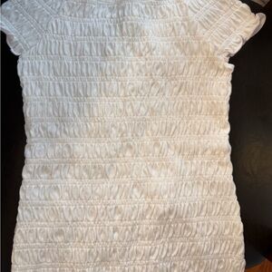 abercrombie kids White Smocked Tank Top